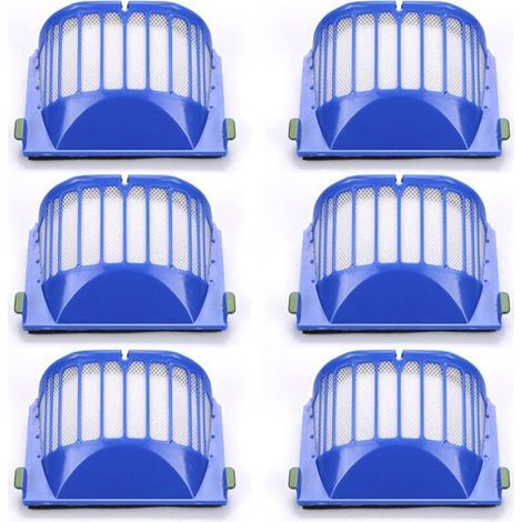 6 Filtres de Remplacement pour Aspirateur Robot Roomba 500 600 (1/5)