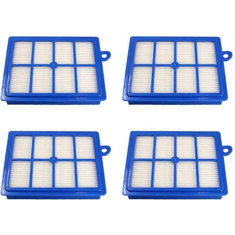 Lot de 4 filtres HEPA compatibles avec les accessoires pour aspirateurs Philips FC9080/FC9082/FC9067/FC9222/FC9262/FC8760 (1/5)