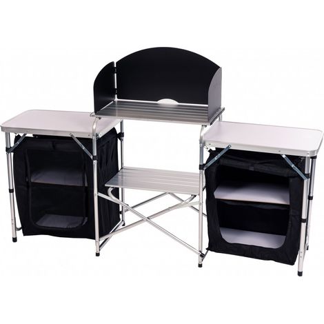 Oypla Large Portable Folding Outdoor Aluminium Camping Kitchen Work Top (1/5)