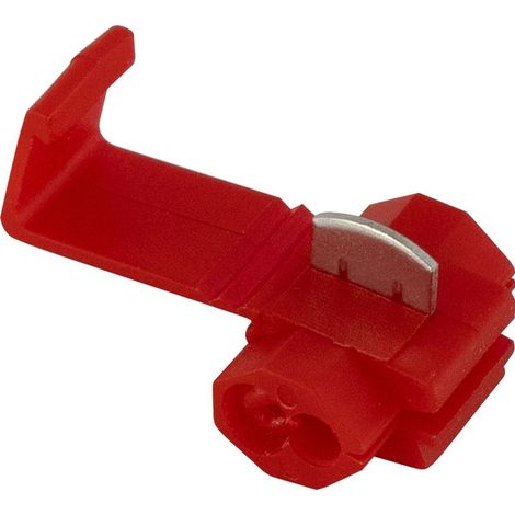 Connecteurs à pince de dérivation, rouge, 0,5... 1,0 mm², lot de 10 (1/2)