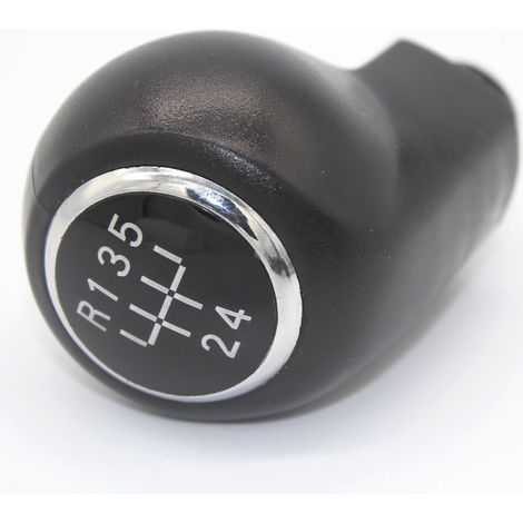 En stock, pommeau/poignée de levier de vitesses manuel noir à 5 rapports pour voitures Opel Astra, une pièce par paquet. (1/4)