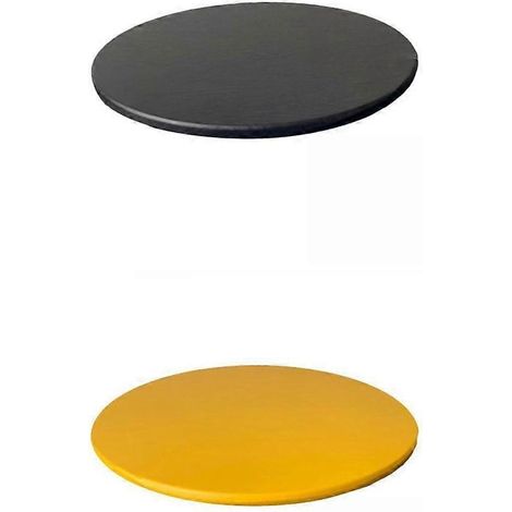 Lot de 2 nappes rondes élastiques pour table de fête, diamètre 60 cm. (1/5)