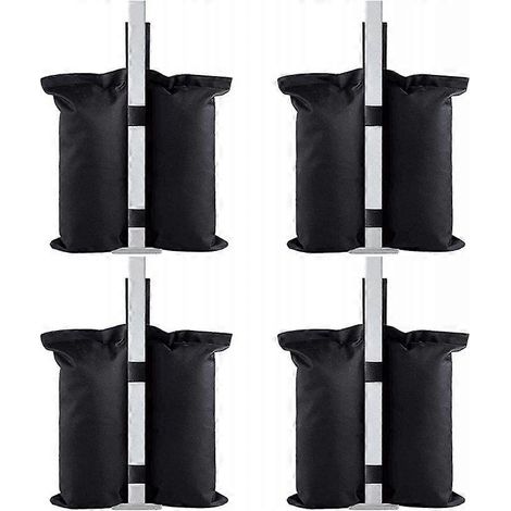 Lot de sacs de lestage robustes à double couture pour tonnelles, parasols, auvents et abris de jardin pliables. (1/5)