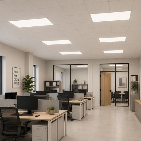 Panel LED 100W 60x120 Techo Armstrong Cambio de Tono- PF0,9