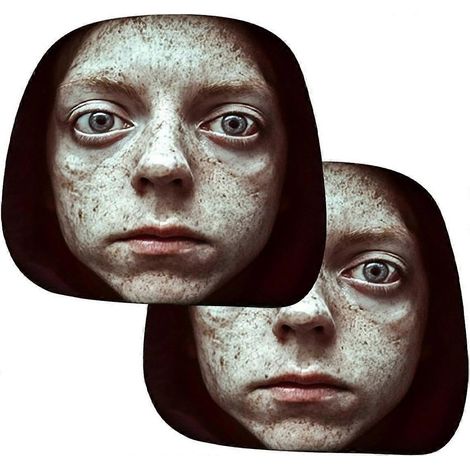 Housse d'appuie-tête de voiture Halloween protection pour SUV berline camion usage quotidien style familial lot de 13 (1/5)