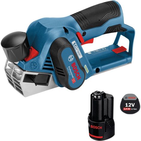 Cepillo  a batería  Bosch  GHO  12V-20  /  1x  batería  de  2,0  Ah (1/2)