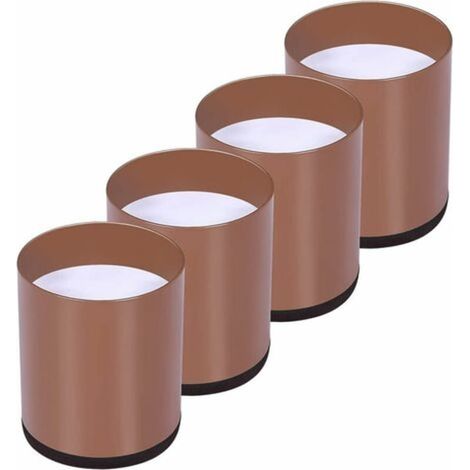 Lot de 4 rehausseurs de meubles en acier au carbone, ajoutant 5 cm de hauteur pour table, chaise ou canapé, gain de place. (1/5)
