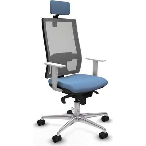 Piqueras y Crespo 4B086N2 Chaise de bureau bleu ciel (1/3)