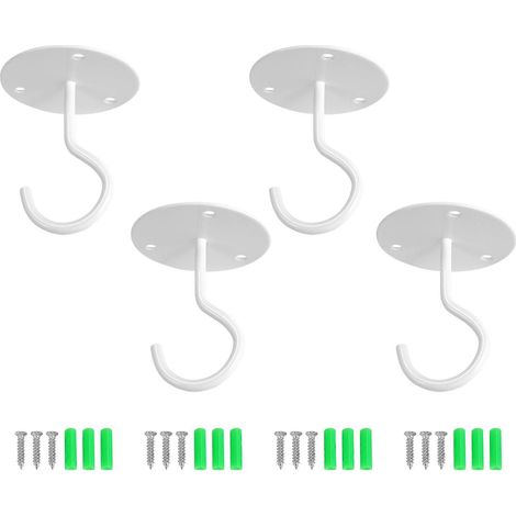 Crochets de plafond pour plantes suspendues, supports muraux métalliques robustes pour jardinières, comprenant des outils de diagnostic professionnels. (1/5)