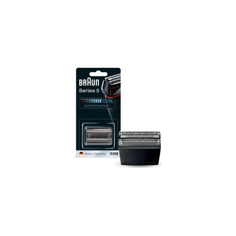 Braun Ersatzscherkopf für Series 5 Elektrorasierer – 52B – Kompatibel mit den Elektrorasierern 5090/5190cc, 5040/5140s, 5030s, 5147s, 5145s, 5195cc, 5197cc