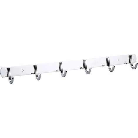 Perchero de pared, gancho de acero inoxidable, diseño moderno, ahorra espacio, para baño, cocina, pasillo (1/5)