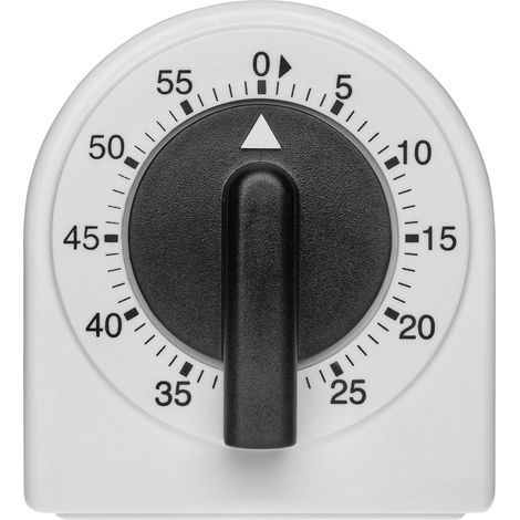 TFA Dostmann Analoger Küchen-Timer Timer uova Bianco/Nero analogica (1/3)