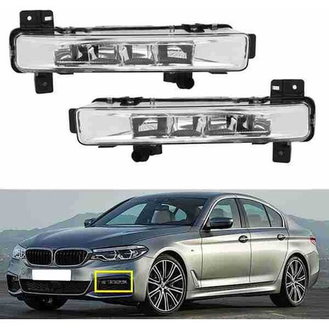63177349131 ist anwendbar auf den vorderen linken Stoßfänger-Nebelscheinwerfer der BMW 5er Reihe G30 G31 G38 von 2017 bis 2020. (1/5)