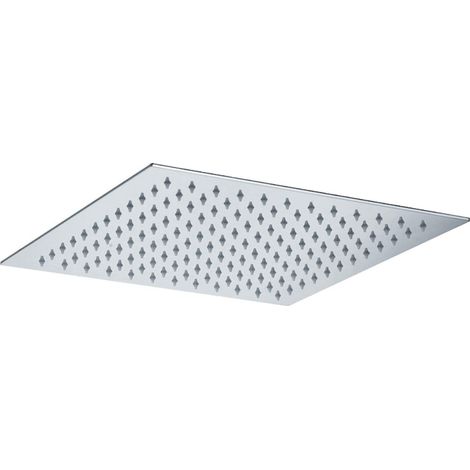 Rociador de ducha cuadrado ultraplano 200x200 Paffoni ZSOF095CR  Cromo