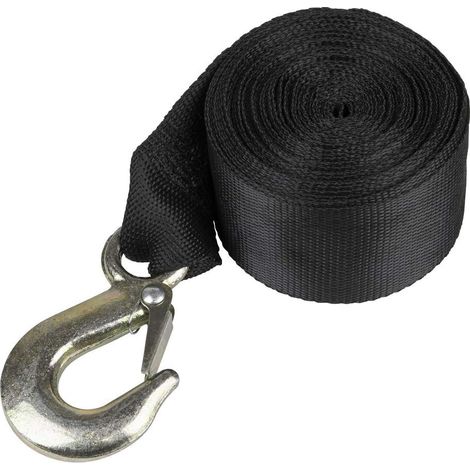 50 mm x 8 m langes Anhängerwindenband, 1350 kg Bruchlast, mit geschmiedetem Haken