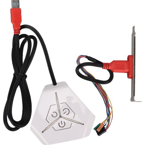 Interrupteur externe étanche, design aérodynamique arqué, double port de transmission USB, interrupteur mobile de bureau
