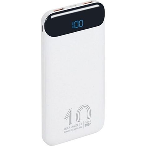 Rivacase VA2540 batteria esterna bianca 10000 mAh