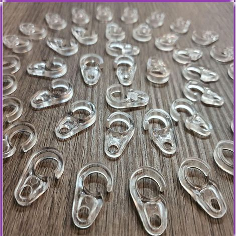 Car curtain anti-fall reinforcement kit (50 pieces) includes duckbill hooks, guide rails, tape, and compatible wooden and iron rings for drill-free installation. (1/5)