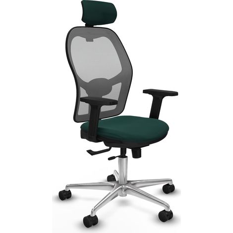Silla de oficina piqueras y crespo La Jorquera reposacabezas soporte lumbar (1/2)