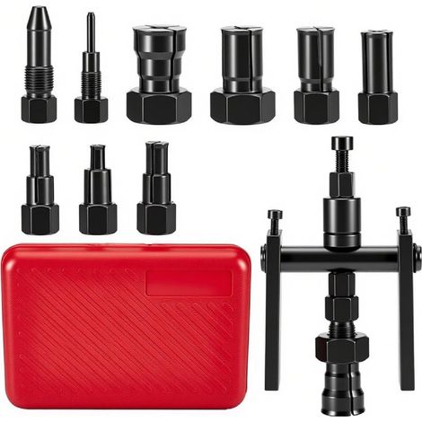 Kit d'extracteurs de roulements intérieurs de moto CarBole 10 pièces, 8-25 mm, outil robuste avec rangement (1/5)
