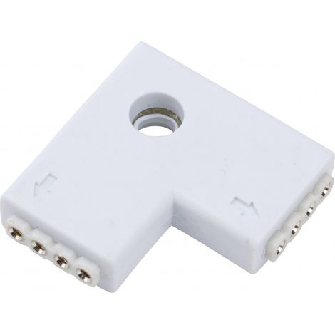 Connettore Rapido L Femmina Striscia LED RGB 12/24VDC