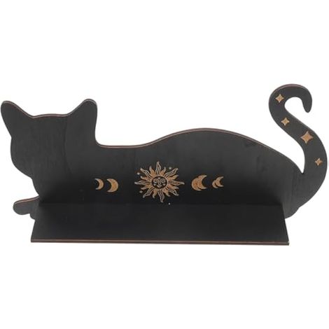Étagère Murale Flottante en Bois Foncé, Décorative (1/5)