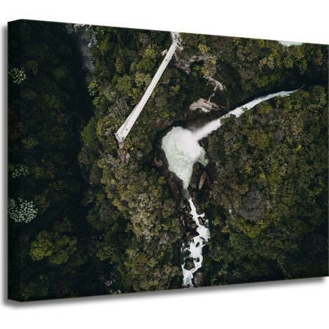 Leinwanddruck Natur aus der Vogelperspektive 40x30