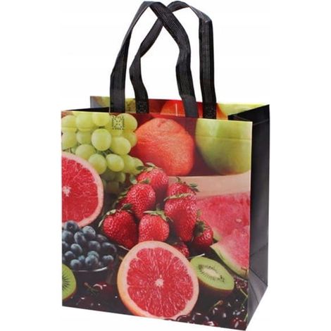 Grande borsa della spesa riutilizzabile 32x34x17 cm