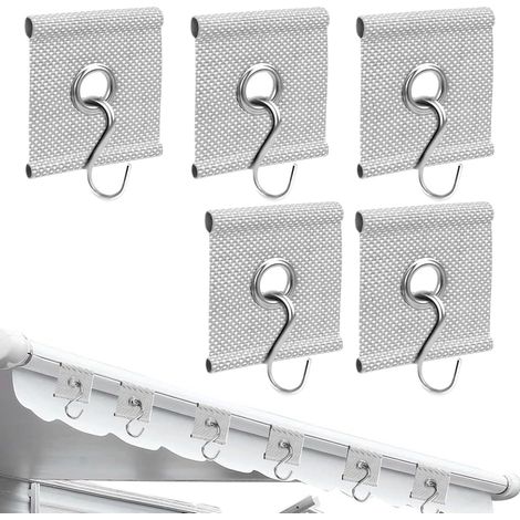 pièces accessoires camping car, camping-car, crochets de store RV, Auvent de Tente, Caravane, Rectangulaire (Blanc) (1/5)