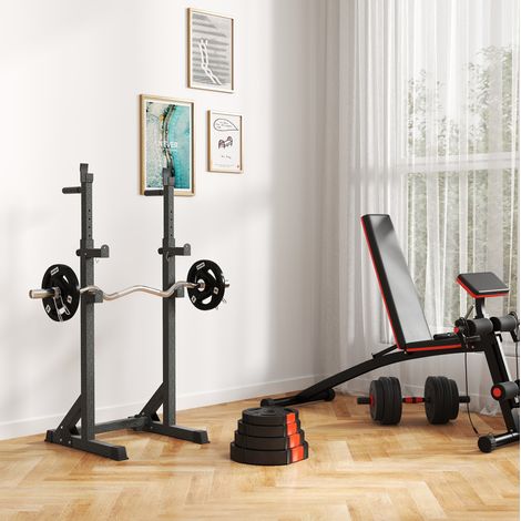 Set de 4 discos de peso para entrenamiento 2 x 7,5 kg y 2 x 5 kg negro (1/5)
