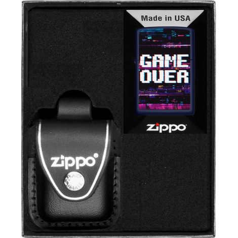 Briquet Zippo, coffret cadeau Game Over Design n° 3 (1/3)