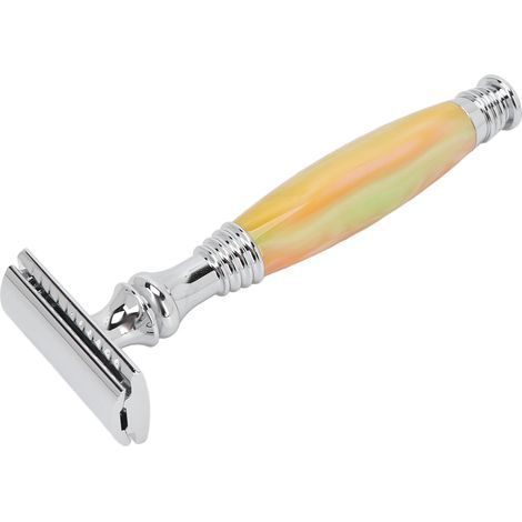 Rasoir de sûreté professionnel à double lame pour barbier et rasage à domicile (1/5)
