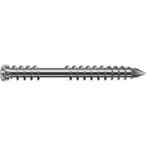 SPAX Tornillo terraja, rosca de fijación, culata, T-STAR plus, punta CUT, acero inoxidable A2 (1/5)