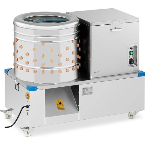 Plumeuse avec échaudoir - Wiesenfield - Moteur : 3300 W - Tambour : 60 cm (1/5)