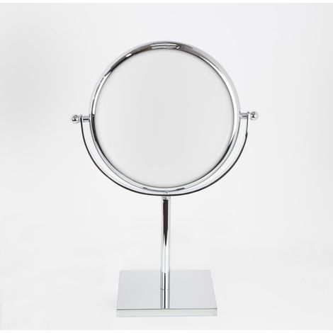 KOH-I-NOOR Doppiolo specchio ingranditore x3 bifacciale tondo da tavolo cromo ø18 codice prod: 46/1KK3
