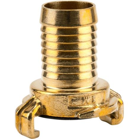 Raccord rapide en laiton : Raccord adapté aux tuyaux d'arrosage de 25 mm (1 pouce).