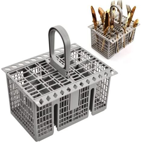 Panier à couverts pour lave-vaisselle, Panier couvert lave vaisselle universel, pour Hotpoint 99673-8729, C00257140, C0038660, Indesit, Whirlpool (1/4)