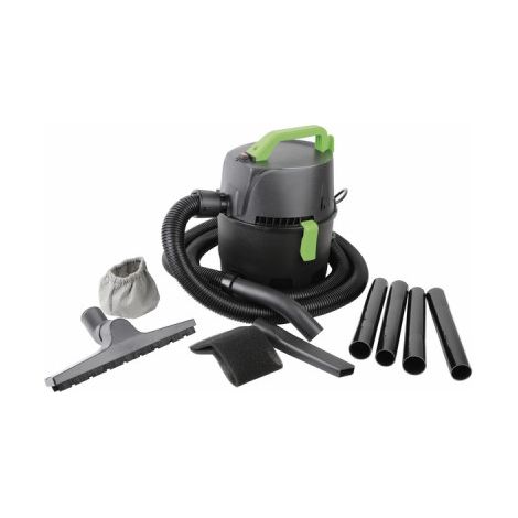 Aspirateur eau et poussières 900W – Dépression 1530mm – Cuve 6l – Accessoires flexibles et brosse de sol – Pour chantiers humides