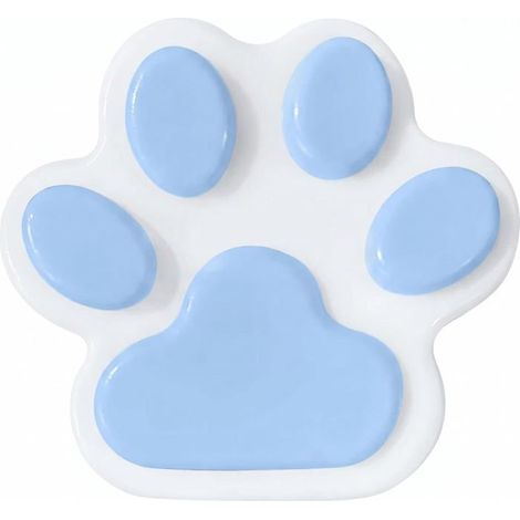 BelleRise - Squishy Patte De Chat - Squishy Toy Jouet À Presser en Forme De Pattes De Chat - Anti-Stress pour Adultes Et Enfant - Bleu (1/5)