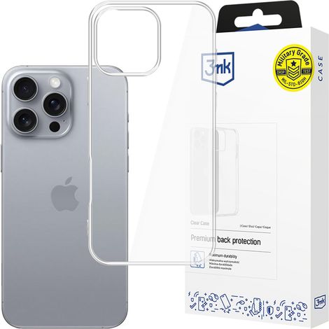 Apple iPhone 16 Pro Max - 3mk Clear Case (1/5)