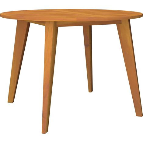 Tavolo da Giardino Tavolino da Giardino Ø110x75 cm in Legno Massello di Acacia (1/5)