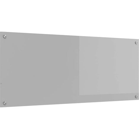 Protection de cuisine Gris clair 120 x 50 x 0,6 cm verre trempé CFW44405 (1/5)