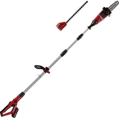 Einhell Akku Multifunktionswerkzeug GE-HC 18 Li T Kit (18V, 3Ah), 2-in-1 Heckenschere und Motorsäge, Oregon Schwert, inkl. Wechselakku & Ladegerät