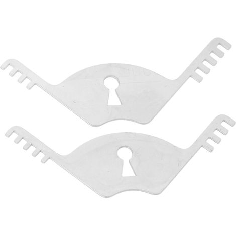 Outils à peigne en acier inoxydable (2 pièces) - Outils à main portables - Outils de lutte contre l'incendie (1/5)