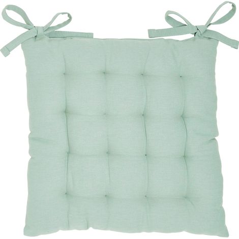 Stuhlkissen aus Baumwolle für die Küche COMFORT, mit Bindebändern, 38 x 38 cm