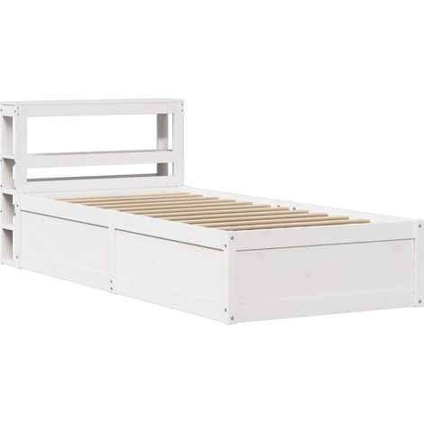 Maison Exclusive - Estructura de cama con cabecero madera pino bl (1/5)