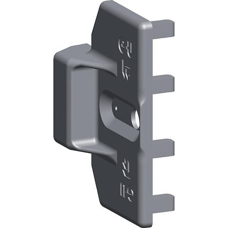 Fiche intermédiaire invisible/paliers Unijet D pour menuiserie PVC référence E.21108.19.0.1 - FERCO