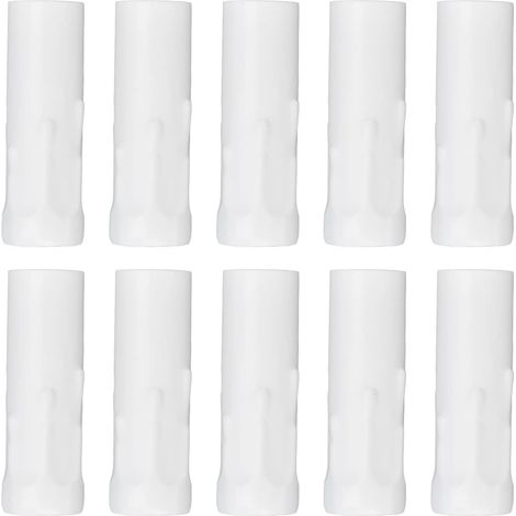 1 Tube Support Lampe Bougie Fer,Base E14,L80mm D25mm,Galvanisé,Lustre Bricolage