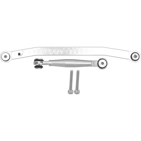 Biellettes de direction en alliage d'aluminium RC pour Axial SCX24 90081 1/24 pièces de voiture RC argentées (1/5)