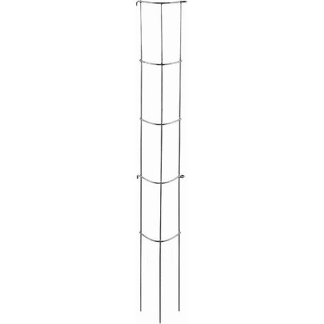 Gemüse-Rankturm silber pulverbeschichtet 148 cm